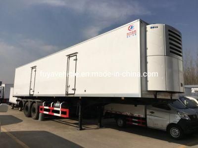 Heavy Duty 3 Axles 13 Meters Refrigerated Tank Trailer for Food Delivery
