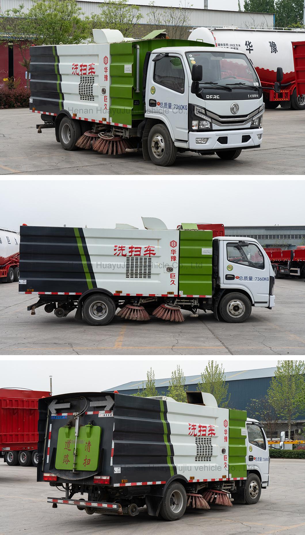 China High Quality 5cbm Sweeper Tank Volume Road Sweeper