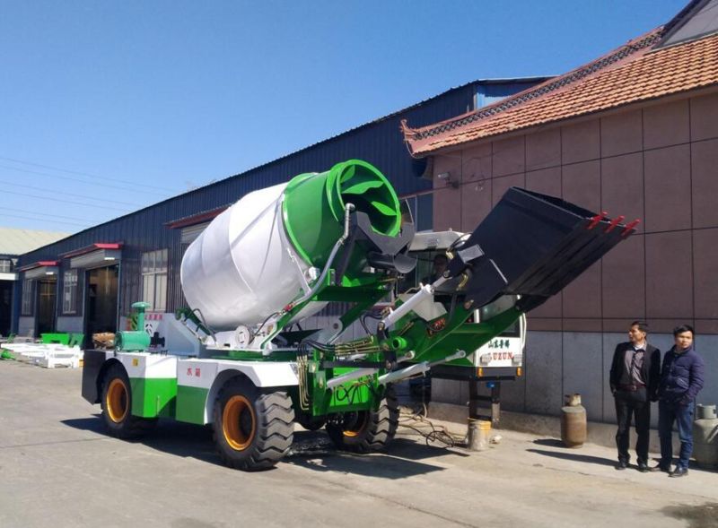 3.5m3 Mobile Self Loading Concrete Mixer in Africa