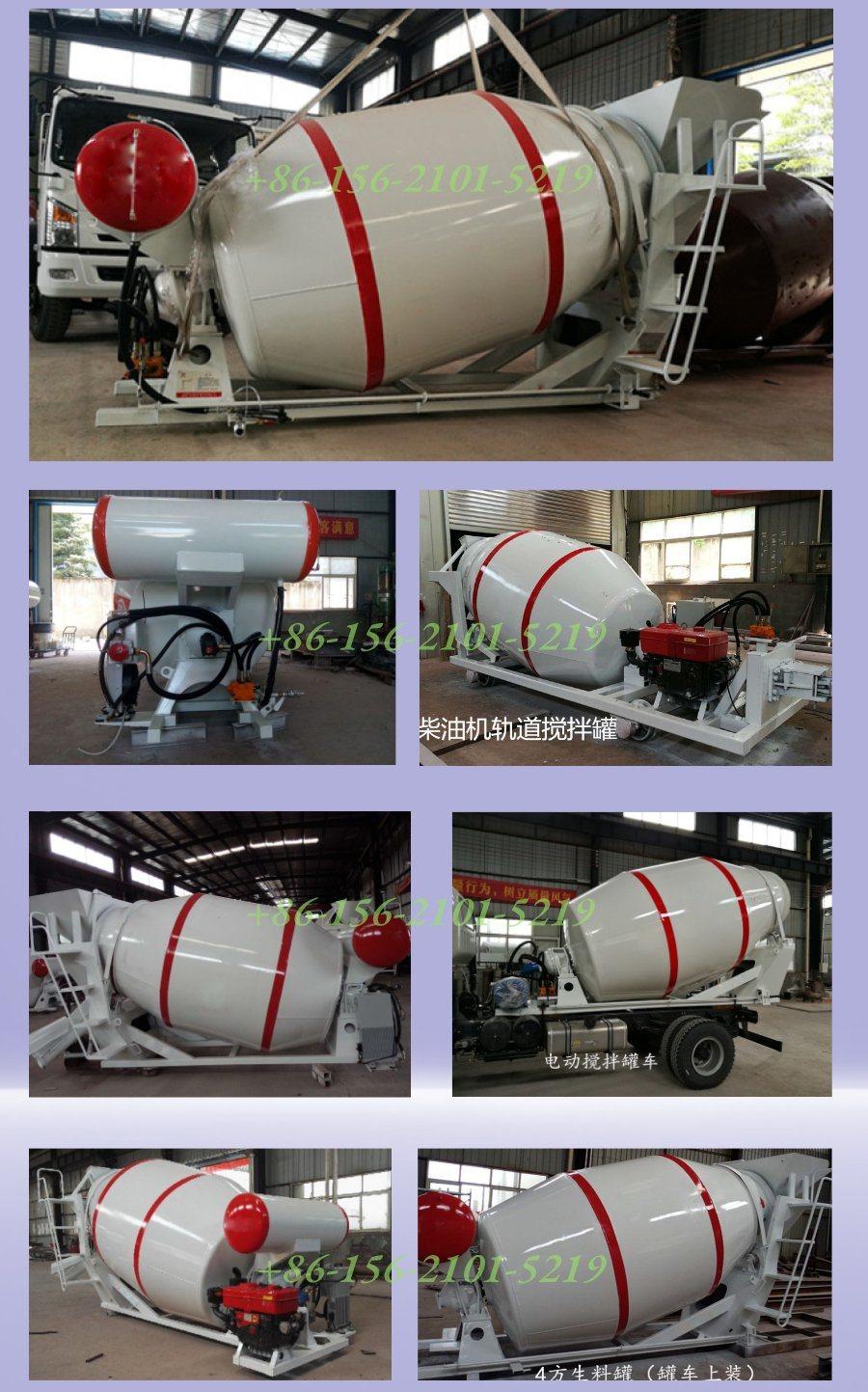 Bueno Brand 11cbm Material Cement Concrete Mixer Drum for Mack Renault Man Concrete Mixer Truck Chassis