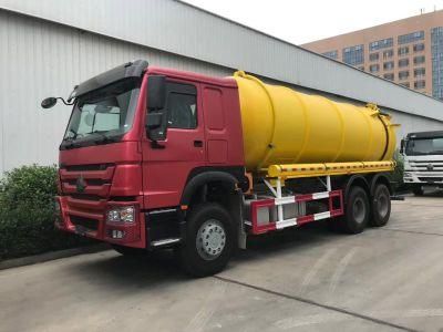 Sinotruck HOWO 6X4 4X2 8m3 10m3 12m3 15m3 Vacuum Used Sewage Suction Truck for Sale