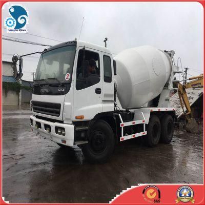 6X4 Used Isuzu Heavy Concrete Cement Mixer Truck with 10PE1/6wf1 Diesel Engine