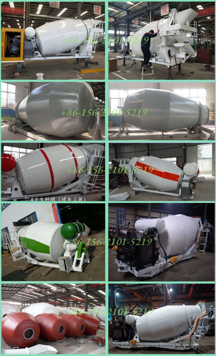 Bueno Brand Material Cement Concrete Mixer Drum for Volvo Truck Chassis