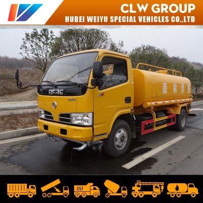 Dongfeng 5ton Water Bowser Tank Truck 5000 Liters Water Tanker Sprinkler Truck 5cbm Edible&#160; Clean Water Transport Tank Truck