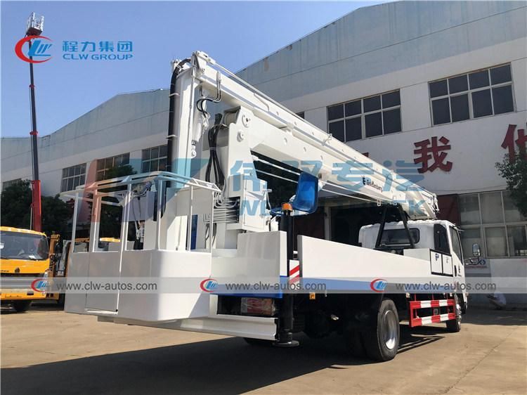 Isuzu 22meters Telescopic Boom Aerial Platform Working Truck 20m Aerial Bucket Truck