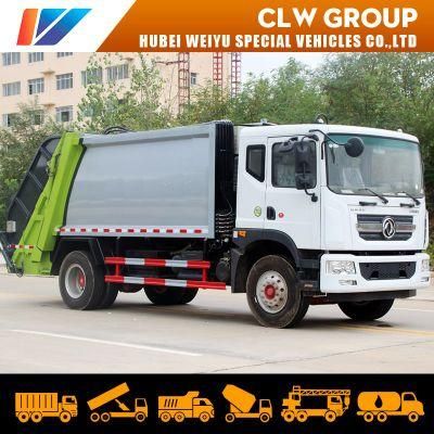 China Dongfeng 12cbm/12000liters Compression Type Waste Garbage Refuse Compactor Truck