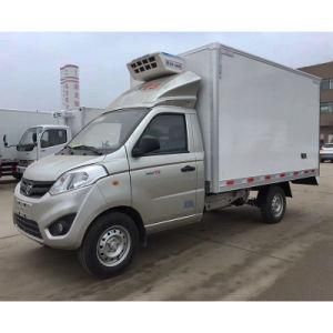 China Frozen Yogurt Truck 4tons Fresh Vegetable Meat Fish Delivery Refrigerator Cooling Van
