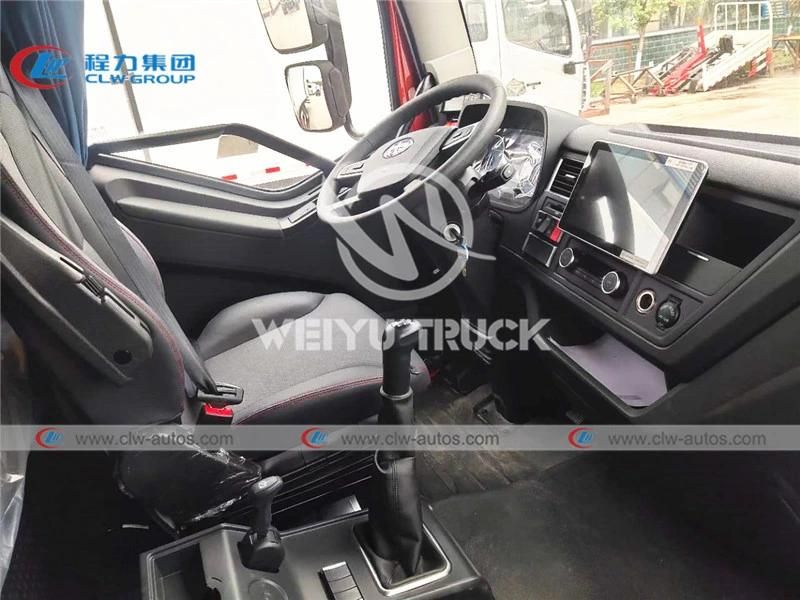 10tons FAW 4X2 Refrigerated Van Truck Refrigerator Vehicle with Carrier Hanxue Thermo King Freezer Unit