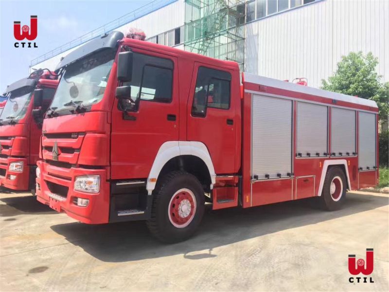 Rescue Emergency Fire Engine Fighting 10tons Water Tank Bowser Sprinkler Truck