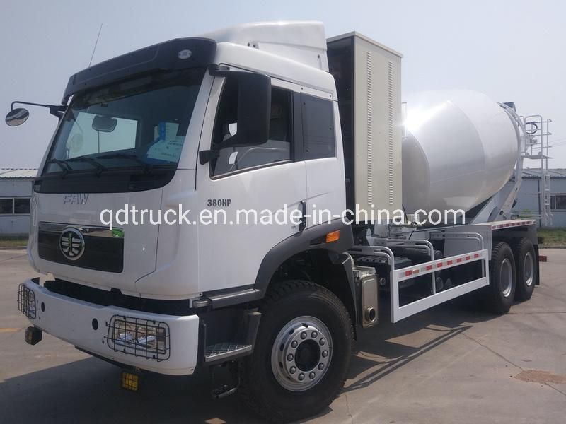 6x4 8x4 CNG engine concrete agitator mixer truck