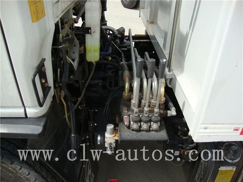 China Kama Brand Rear Double Wheels Sealed Garbage Mini Dump Truck