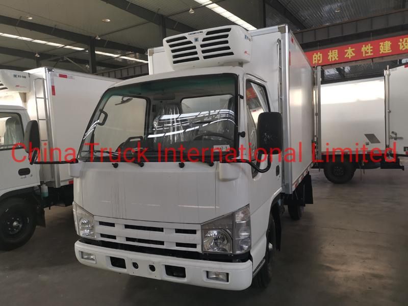 Isuzu Nkr 100p 4*2 98HP Refrigerator Van Truck