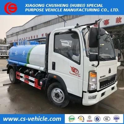 2018 Hot Sell Sinotruk HOWO 4X2 Tanker Truck 10000L Water Spray Truck Price