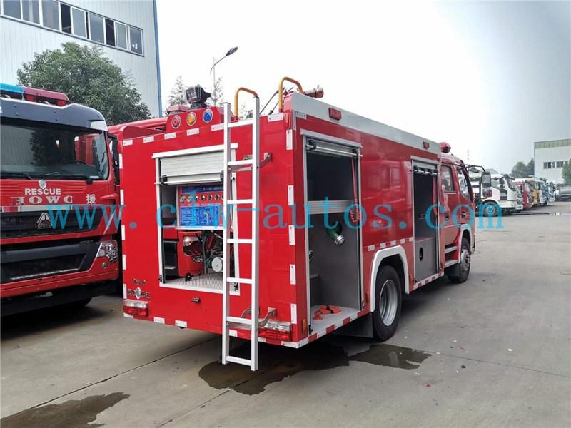4000L 4tons Dongfeng Duolicar 4X2 Water Tank Fire Rescue Truck Fire Pumper Truck Fire Engine