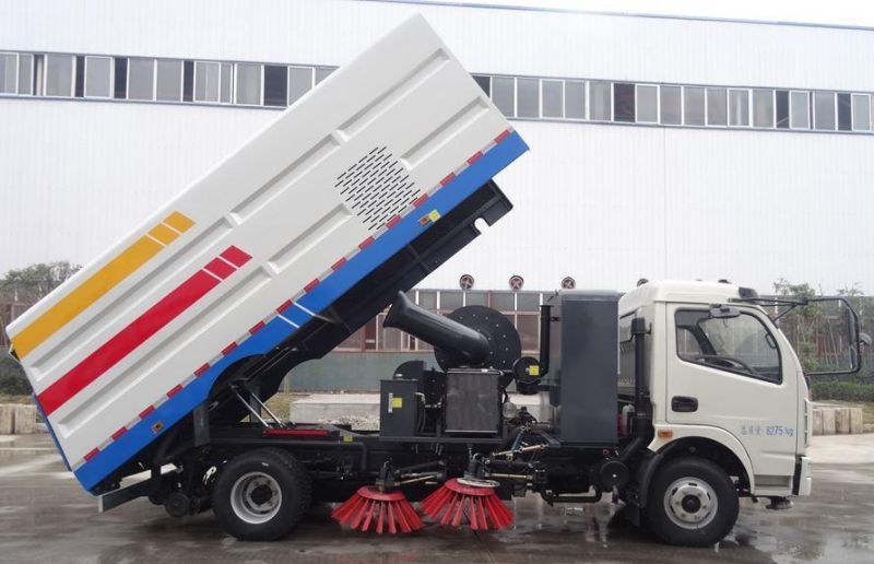 Dongfeng 5cbm Street Cleaning Truck 95HP Small Street Sweeper Truck