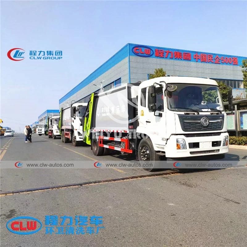 Dongfeng Kinrun 4X2 Kinland 6X4 14cbm 20cbm Garbage Compactor Truck Compressed Garbage Truck for Sanitation Services