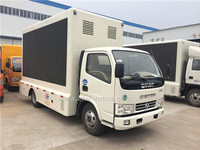 Medium Size 3 Side P6 LED Screen Mobile Advertising Truck Optional Stage and Lifting System