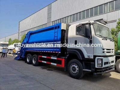 Isuz Giga 10 Wheels 20t 20 Cubic Automatic 20m3 20ton Compactor Garbage Truck for Sale