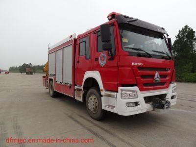 8t Sinotruk HOWO Jy80 Emergency Rescue Fire Fighting Truck with The Original U. S. Champion Electric Winch N16800xf