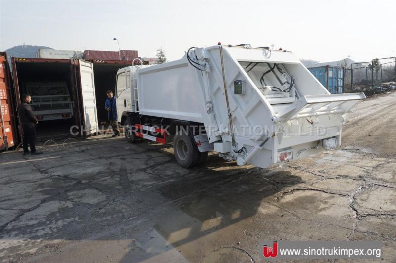 Sino HOWO 5m3 Compress Garbage Truck