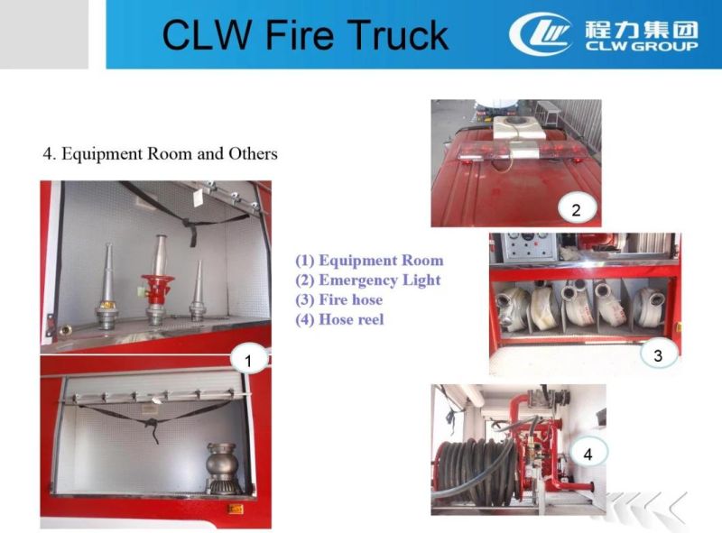 High Capacity HOWO Fire Fighting Equipment Water Fire Truck