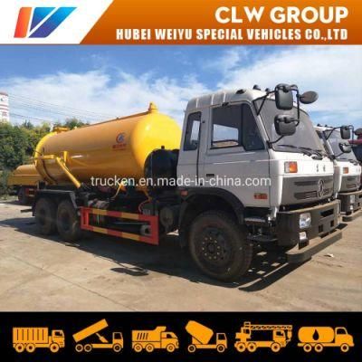 Factory Direct Sales Low Price 18000liters 6*4 Dongfeng Steel Suction Sewage Truck