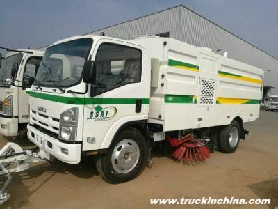 Japan Brand New I. S. U. Z. U Ftr Road Sweeper Truck 5.5 Cbm Tank Vacuum Road Sweeper