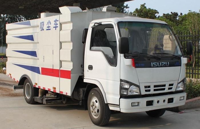 Isuzu 6m3 Road Sweeper Truck Without Brush for Coalmine Street Cleaning