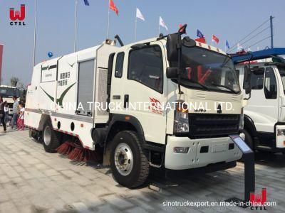 Sinotruck 10cbm Stainless Steel Road Sweeper Street Cleaning Machine Sweeper Truck