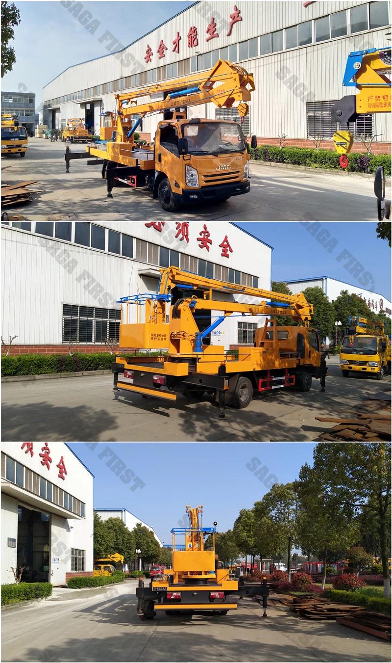 16m High Platform Altitude Operation Truck Mounted Boom Lift