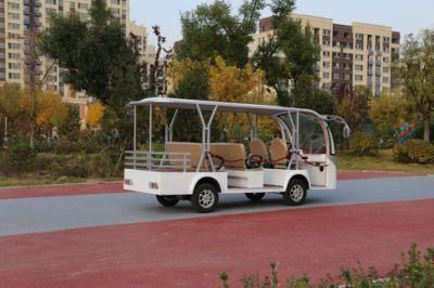 14 Seater Electric Four-Wheeler for Tourism and Sightseeing Hotel Scenic Area Building Tour Viewing Reception Car