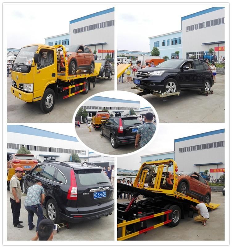 Good Quality Floor to Floor Recovery Vehicle 0 Degree Flatbed Wrecker Towing Truck