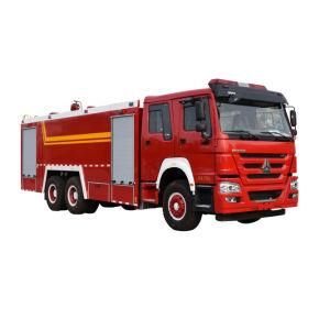 Sinotruck HOWO Water Foam Dry Powder Rescue Fire Truck with Engine 371HP