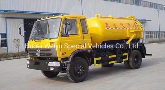 China Factory Price Dongfeng 4*2 8tons 8t City Wells Cleaning Sewage Fecal 8000liters 8cbm 8m3 Street Vacuum Suction Truck