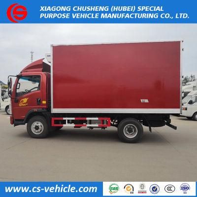 JAC Sinotruk 4X2 3-5 Ton Refrigerated Small Trucks Mini Truck Refrigeration