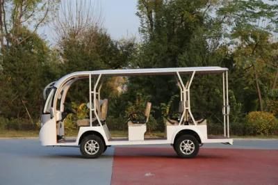 High Quality 14passenger Four Wheel Sightseeing Scooter Car Electric Small Bus