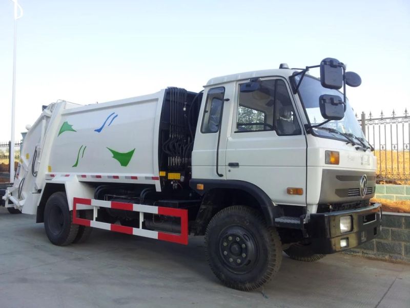 10-15 Cbm Compressed Garbage Truck/Rear Loading Garbage Truck