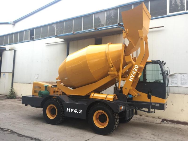 Promotion 4.2 Cubic Meter Self-Loading Concrete Mixer