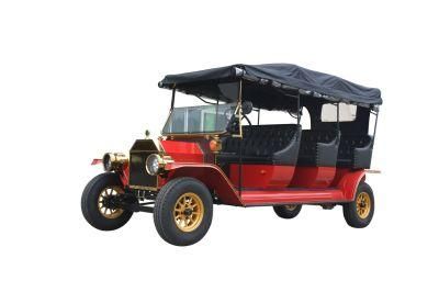 Luxury 6 Seats Electric Vintage Car Classic Sightseeing Car for Sale