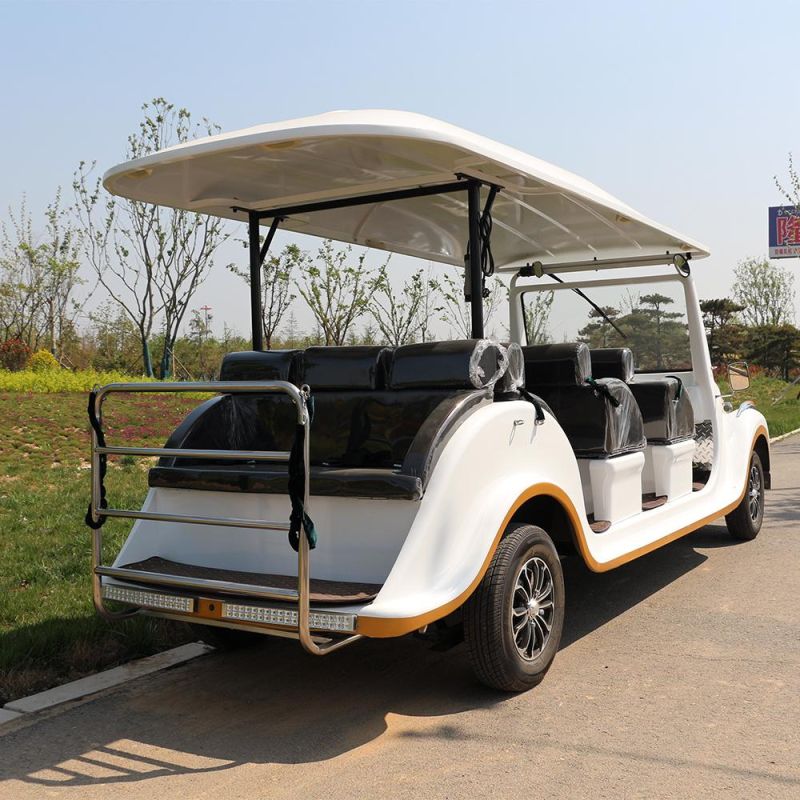 Electric Vehicle 11 Seats Vintage Car Classic Car for Resort Hotel Tourist Area Wedding