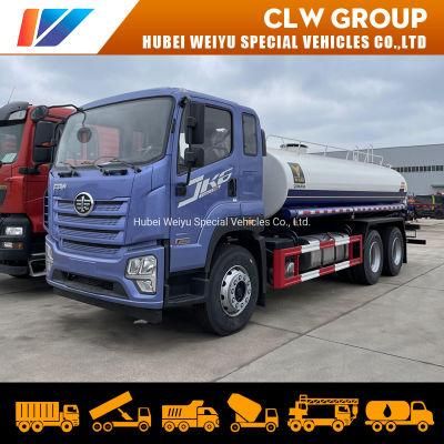 Jiefang Jk6 Brand 20cbm 20, 000liters 6X4 Export to Vietnam with Front Sprinkler Rear Flushing Function Mobile Water Tank Truck