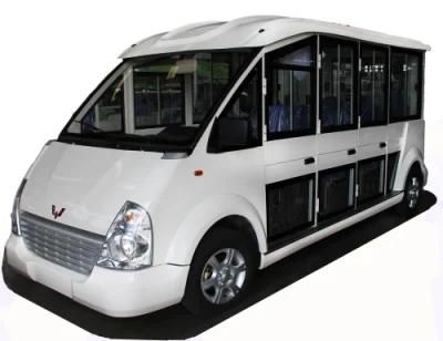 11 Seater Fully Enclosed Style Gasoline Holiday Car Fuel Oil Sightseeing Bus Gasoline Powered Sightseeing Car