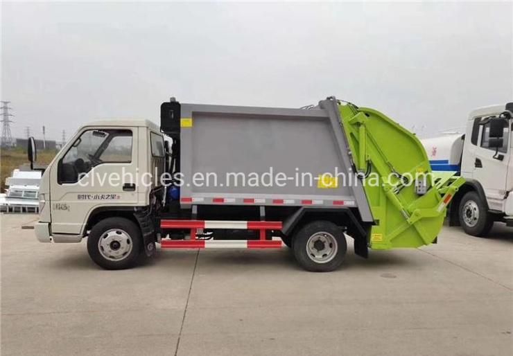 Foton Mini 4000L (3ton) Compressed Waste Rubbish Compactor Garbage Truck