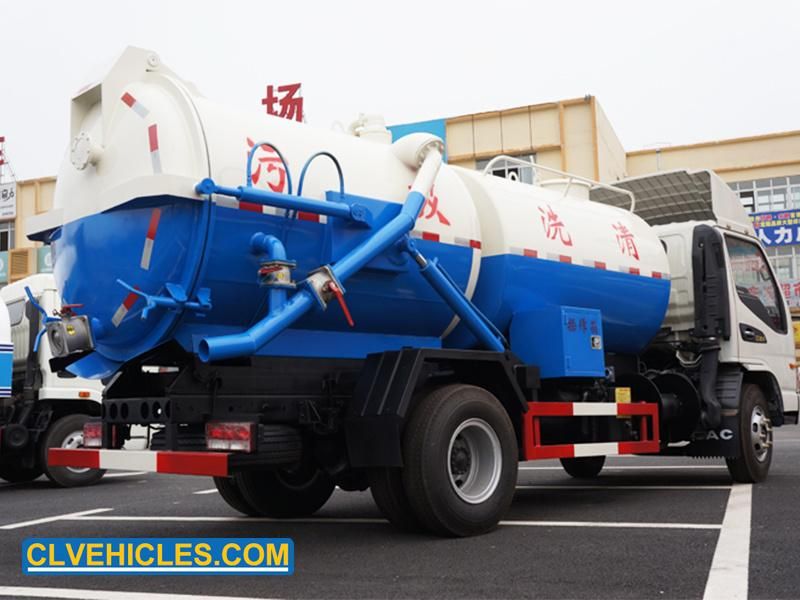 JAC 5000L High Pressure Industrial Combined Vacuum Sewage Jetting Truck