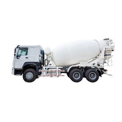 White Color Heavy Duty Construction Using Concrete Mixer Truck 12cbm