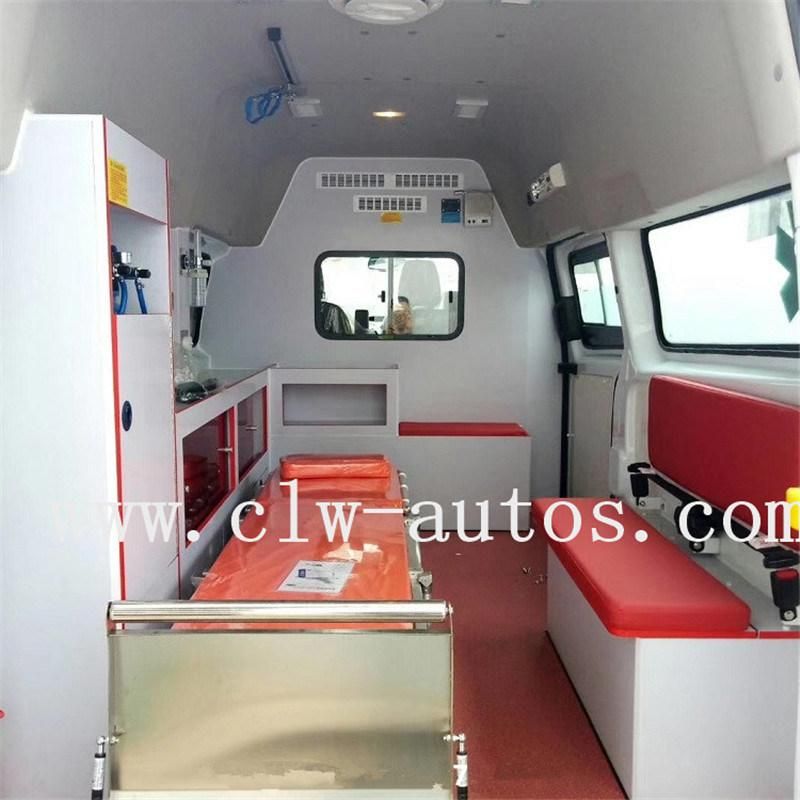 Ford 4X2 Mobile Negative Pressure Isolation Ambulance Car for Sale