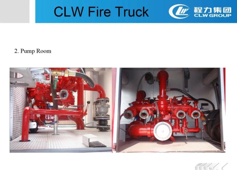 High Capacity HOWO Fire Fighting Equipment Water Fire Truck