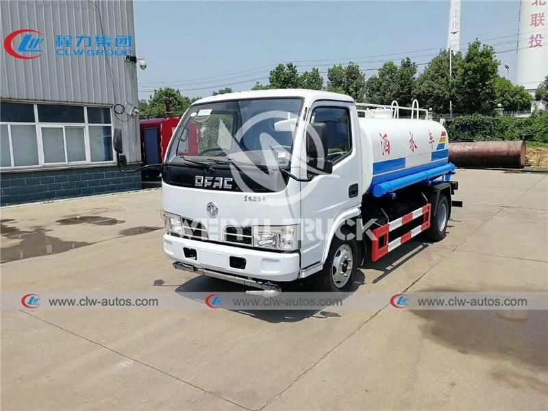 Dongfeng Furuicar Water Tanker 5000L 5cbm Water Sprinkler Truck Water Spray Truck Water Bowser Truck