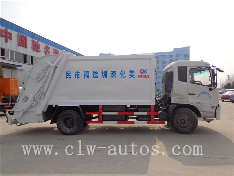 Dongfeng Tianjin DFAC 14-16cbm Garbage Compactor Truck Compressed Garbage Trucks