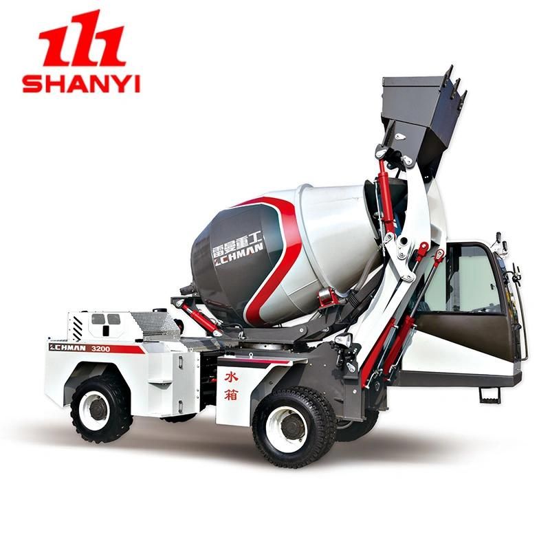 Mobile Self-Loading Concrete Mixer Machine